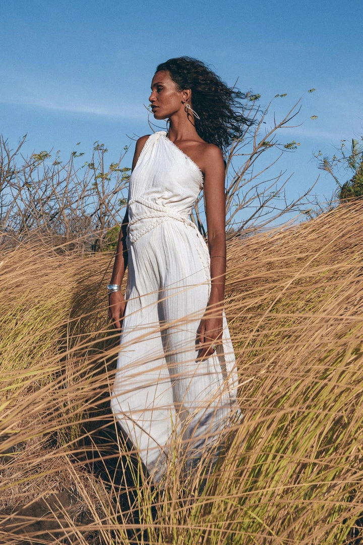 Agus Greek Goddess Dress • Boho Dress • Organic Cotton Bridesmaid Dress • Bohemian Dress