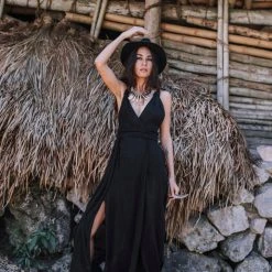 Jimmy Limited Edition Black Cotton Bohemian Wedding Dress