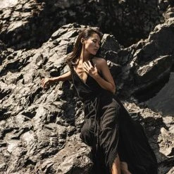 Jimmy Limited Edition Black Cotton Bohemian Wedding Dress