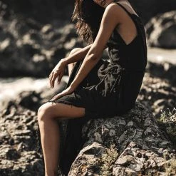 Jimmy Limited Edition Black Cotton Bohemian Wedding Dress