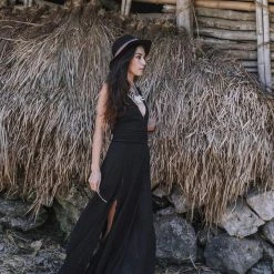 Jimmy Limited Edition Black Cotton Bohemian Wedding Dress