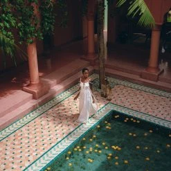 Agus Off-White Greek Goddess Boho Wedding Dress New Collection