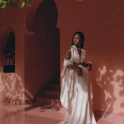 Jimmy Off-White Organic Wedding Boho Dress For Women • Goddess Dress