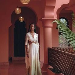 Jimmy Ombré Green Organic Wedding Boho Dress For Women New Collection