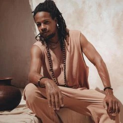 Eddie Sandalwood Colour Handwoven Cotton Sleeveless Hoody For Men On Sale 17 Eddie Sandalwood Colour Handwoven Cotton Sleeveless Hoody For Men On Sale