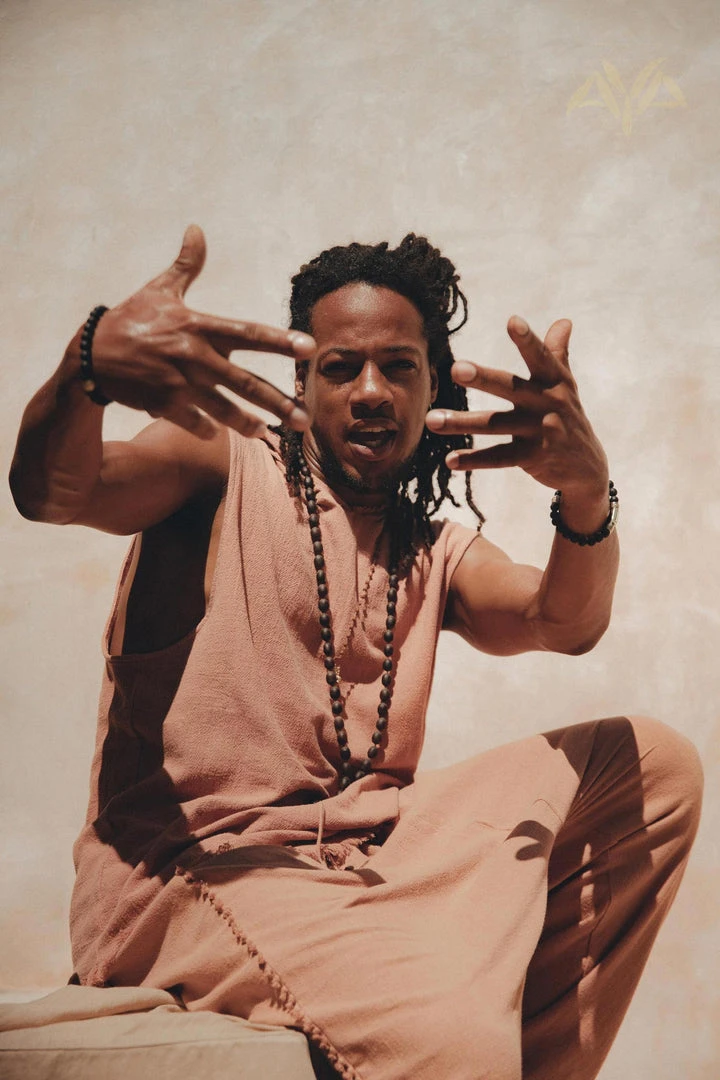 Eddie Sandalwood Colour Handwoven Cotton Sleeveless Hoody For Men On Sale 7 Eddie Sandalwood Colour Handwoven Cotton Sleeveless Hoody For Men On Sale