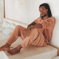 Jimmy Sandal Wood Colour Long Sleeve Sweatshirts For Men