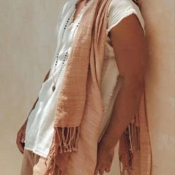 AYA Sacred Wear Sandalwood Colour Handwoven Cotton Shorts For Men