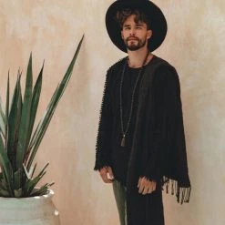 AYA Sacred Wear Black Long Sleeve Sweatshirt For Men 21 AYA Sacred Wear Black Long Sleeve Sweatshirt For Men