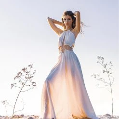 Jimmy Boho Wedding Dress For Women • Open Back Sides Belly Dress New Collection