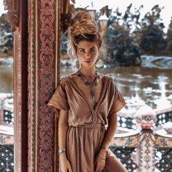 Agus Beige Nomad Spirit Dress (Adjustable Size, Multiway Dress) Limited Edition 15 Agus Beige Nomad Spirit Dress (Adjustable Size, Multiway Dress) Limited Edition