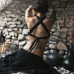 Fabrica Organic Cotton Dresses Black Cotton Boho Organic Cotton Dress