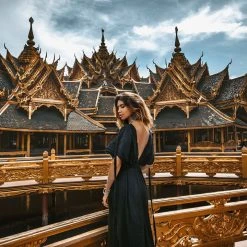 Agus Limited Edition Black Nomad Spirit Dress (Adjustable Size, Multiway Dress)