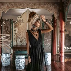 Agus Limited Edition Black Nomad Spirit Dress (Adjustable Size, Multiway Dress)