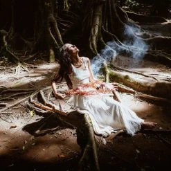 Eddie Bohemian Boho Wedding Dress Organic Cotton "Madre Tierra" 18 Eddie Bohemian Boho Wedding Dress Organic Cotton