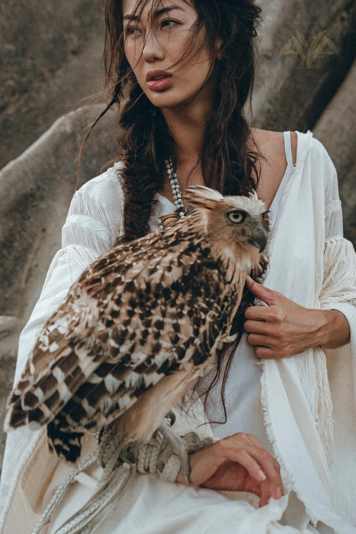 Jimmy Bridal Boho Cape Poncho Hand-loomed