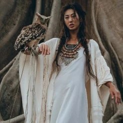 Jimmy Bridal Boho Cape Poncho Hand-loomed