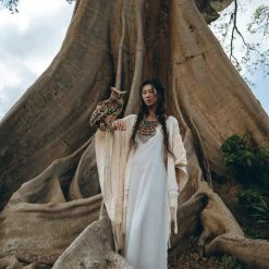 Jimmy Bridal Boho Cape Poncho Hand-loomed