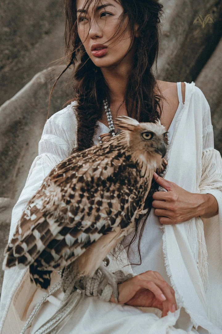 Jimmy Bridal Boho Cape Poncho Hand-loomed