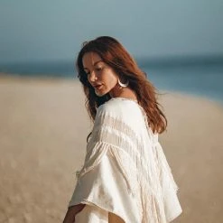 Jimmy Bridal Boho Cape Poncho Hand-loomed