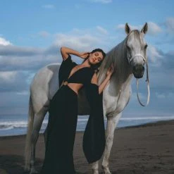 Jimmy New Collection Black Organic Wedding Boho Dress For Women • Goddess Dress