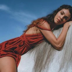 Agus Red Greek Goddess Prom Boho Dress 15 Agus Red Greek Goddess Prom Boho Dress