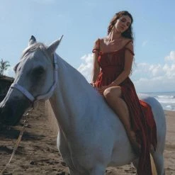 Agus Red Greek Goddess Prom Boho Dress 18 Agus Red Greek Goddess Prom Boho Dress