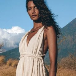 Agus Greek Goddess Dress • Simple Wedding Dress • Organic Cotton Bridesmaid Dress Limited Edition 18 Agus Greek Goddess Dress • Simple Wedding Dress • Organic Cotton Bridesmaid Dress Limited Edition