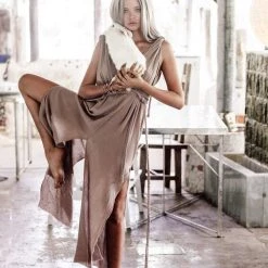 Agus Limited Edition Grey Nomad Spirit Dress (Adjustable Size, Multiway Dress)