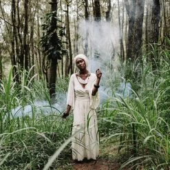 Stop List Off-White Long Boho Skirt With Pockets