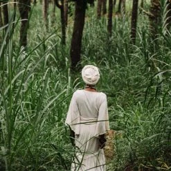 Stop List Off-White Long Boho Skirt With Pockets
