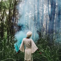 Stop List Off-White Long Boho Skirt With Pockets