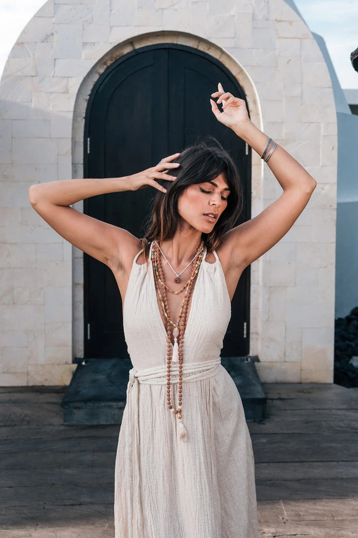 Eddie Limited Edition Off-White Boho Wedding Dress With Open Back