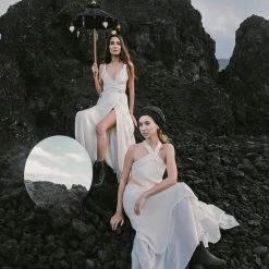 Jimmy Limited Edition Off-White Handwoven Wrap Maxi Dress With Hand Loomed Back