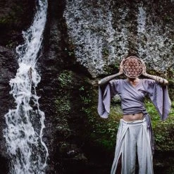 Stop List Organic Linen Garments Off-White Linen Boho Pants With High Slit 16 Stop List Organic Linen Garments Off-White Linen Boho Pants With High Slit