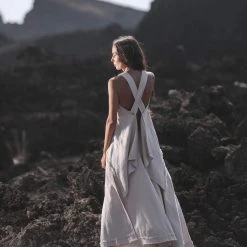 Eddie Organic Linen Garments Organic Handwoven Linen Maxi Skirt Wrap 17 Eddie Organic Linen Garments Organic Handwoven Linen Maxi Skirt Wrap