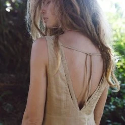 Stop List Organic Linen Wedding Dress 16 Stop List Organic Linen Wedding Dress