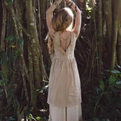 Stop List Organic Linen Wedding Dress 13 Stop List Organic Linen Wedding Dress