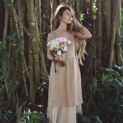 Stop List Organic Linen Wedding Dress 14 Stop List Organic Linen Wedding Dress