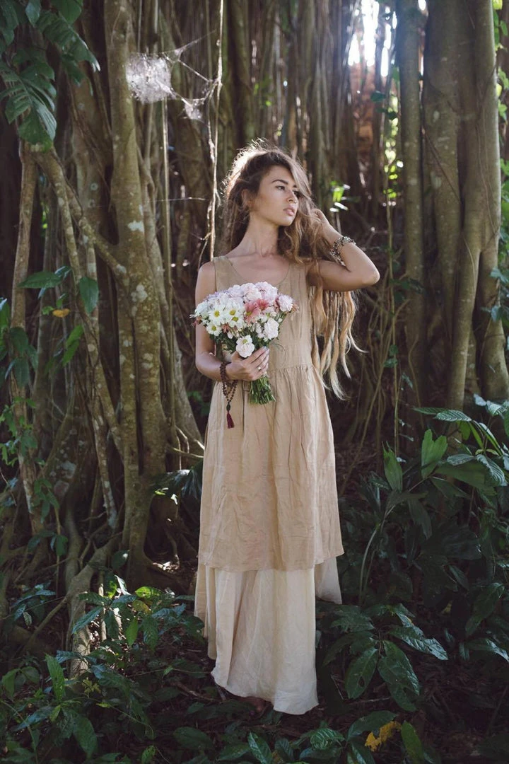 Stop List Organic Linen Wedding Dress 6 Stop List Organic Linen Wedding Dress
