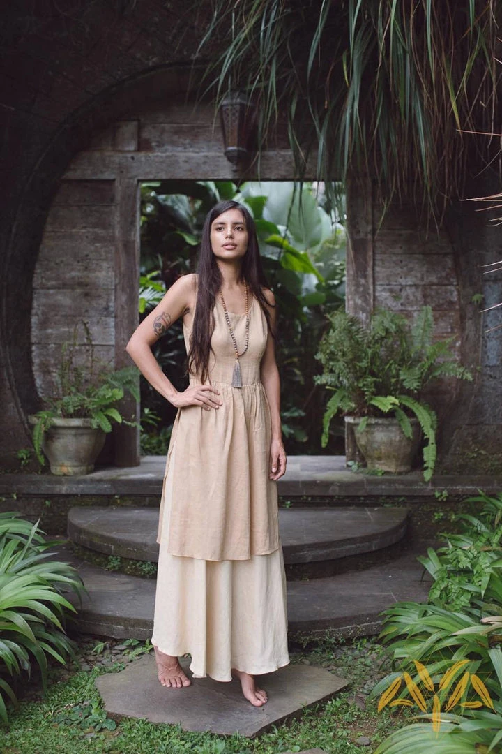 Stop List Organic Linen Wedding Dress 7 Stop List Organic Linen Wedding Dress