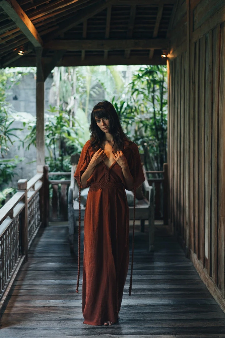 Agus Limited Edition Terracotta Nomad Spirit Dress (Adjustable Size, Multiway Dress) 10 Agus Limited Edition Terracotta Nomad Spirit Dress (Adjustable Size, Multiway Dress)