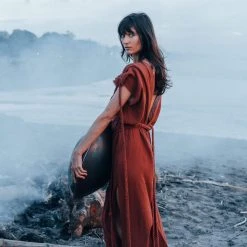 Agus Limited Edition Terracotta Nomad Spirit Dress (Adjustable Size, Multiway Dress)
