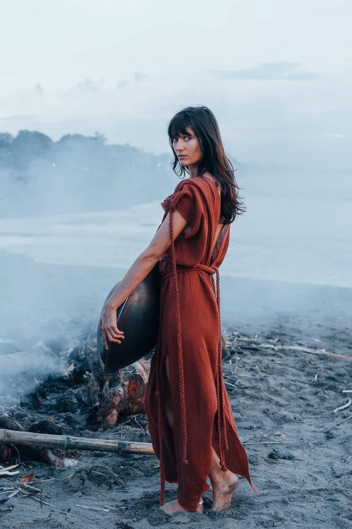 Agus Limited Edition Terracotta Nomad Spirit Dress (Adjustable Size, Multiway Dress) 3 Agus Limited Edition Terracotta Nomad Spirit Dress (Adjustable Size, Multiway Dress)