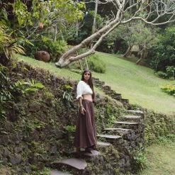 Stop List White Cotton Gypsy Boho Top Bohemian Wear Tops & Tunics