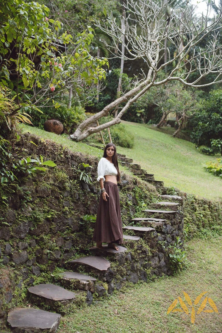 Stop List White Cotton Gypsy Boho Top Bohemian Wear Tops & Tunics