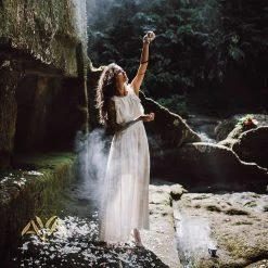 Eddie Simple Boho Bohemian Wedding Dress Organic Cotton Dresses