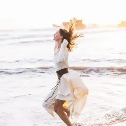 Stop List Boho Organic Bamboo Beach Wedding Dress