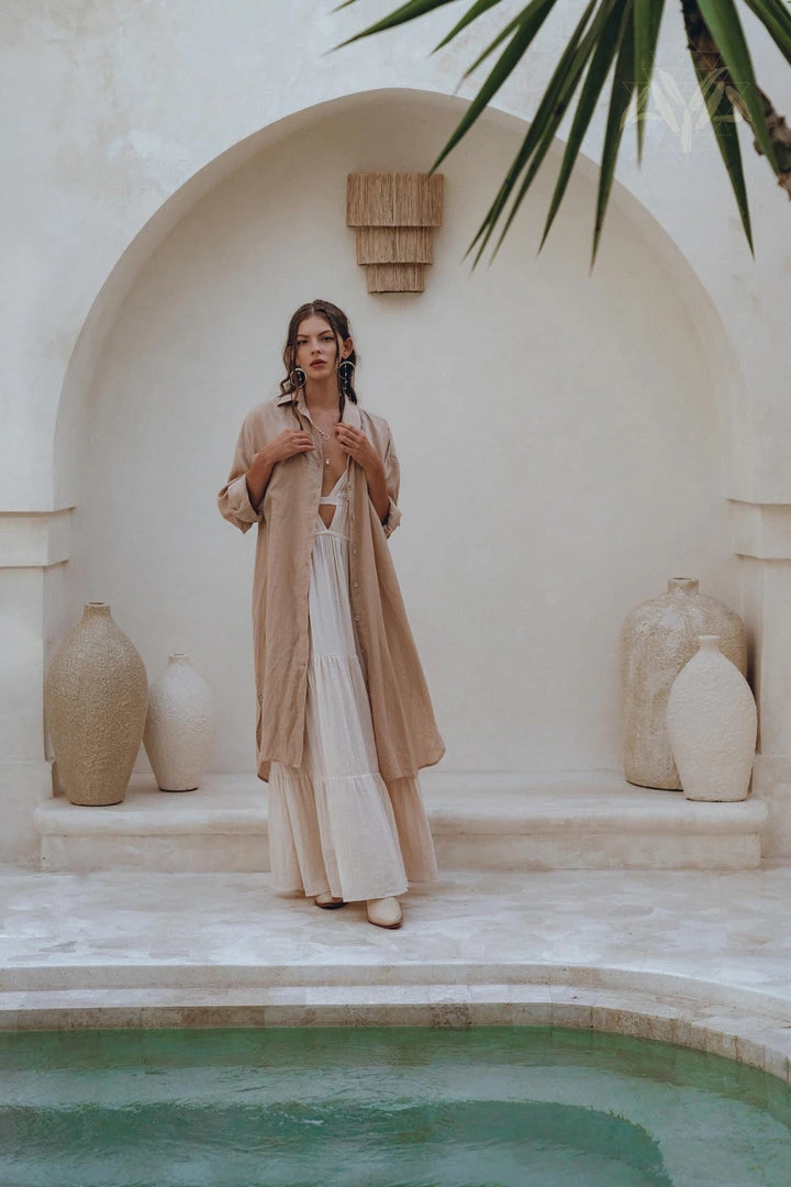 Eddie New Collection Oversized Shirt Women • Linen Shirt Women • Long Sleeve Buttoned Shirt 4 Eddie New Collection Oversized Shirt Women • Linen Shirt Women • Long Sleeve Buttoned Shirt