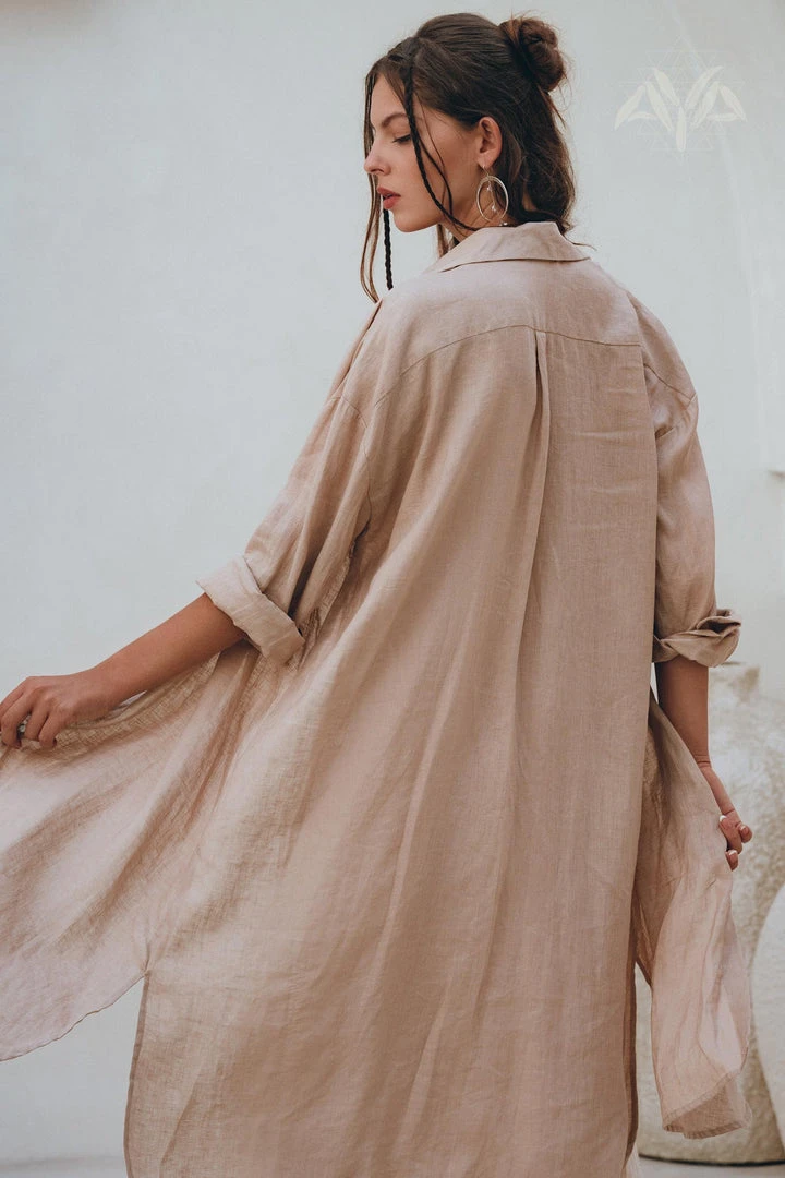 Eddie New Collection Oversized Shirt Women • Linen Shirt Women • Long Sleeve Buttoned Shirt 3 Eddie New Collection Oversized Shirt Women • Linen Shirt Women • Long Sleeve Buttoned Shirt